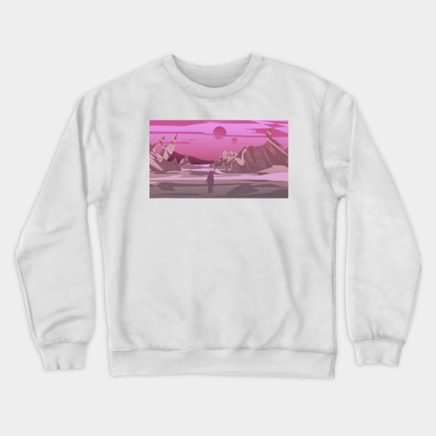 another planet Crewneck Sweatshirt by ILK87